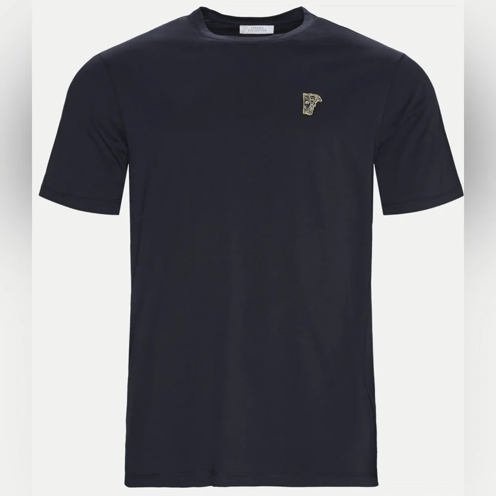 AUTH Versace Medusa T-shirt Black Sz Small